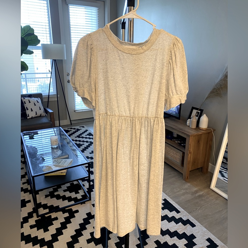 Downeast heather grey cotton dress